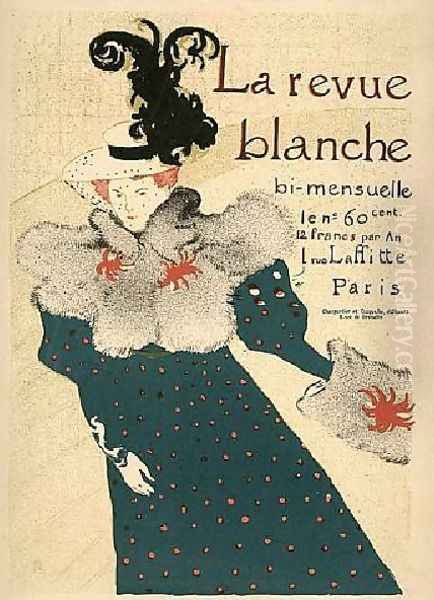 Le Revue Blanche Oil Painting by Henri De Toulouse-Lautrec