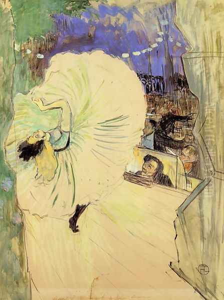 The Cartwheel Oil Painting by Henri De Toulouse-Lautrec