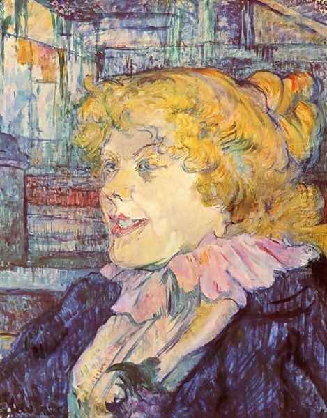 Portrait Of Miss Dolly Oil Painting by Henri De Toulouse-Lautrec