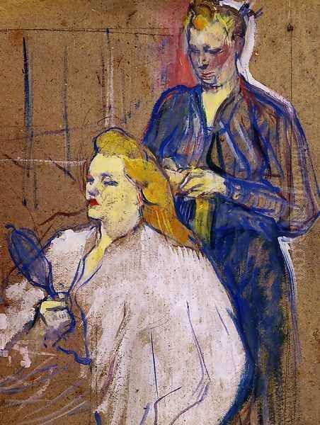 The Haido Oil Painting by Henri De Toulouse-Lautrec