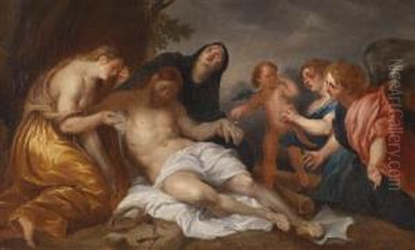 The Lamentation Of Christ Oil Painting by Sir Anthony Van Dyck