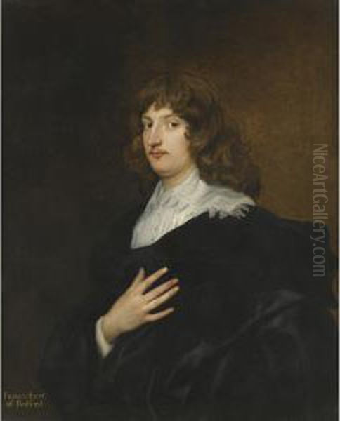 Portrait Of William Russell, 5th Earl And Later 1st Duke Of Bedford (1616-1700) Oil Painting by Sir Anthony Van Dyck