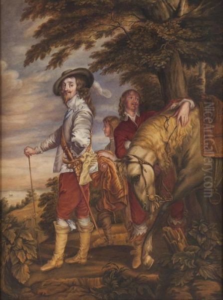 King Charles I Oil Painting by Sir Anthony Van Dyck