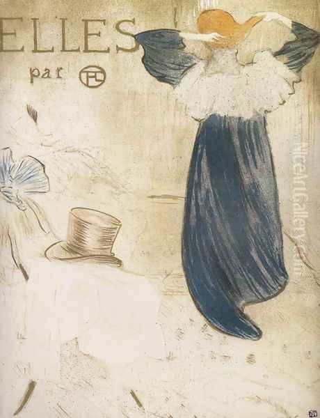 Elles Oil Painting by Henri De Toulouse-Lautrec