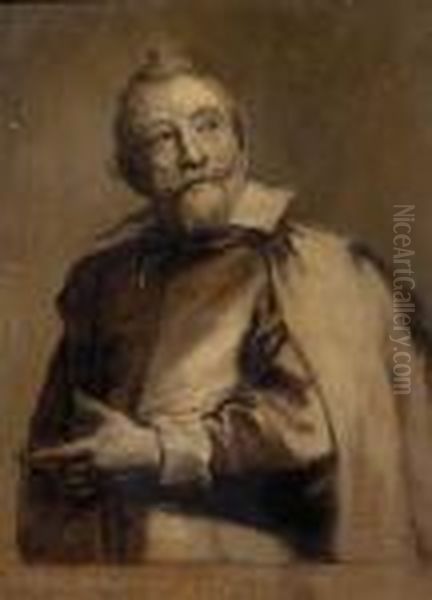 Portrait D'antonius Cornelissen Oil Painting by Sir Anthony Van Dyck