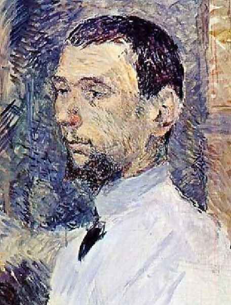 The Artist Francois Gauzi Oil Painting by Henri De Toulouse-Lautrec