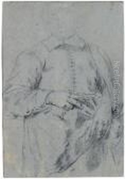 Study For A Portrait Of A Standing Man Oil Painting by Sir Anthony Van Dyck