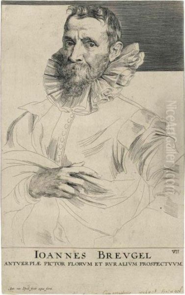 Johannes Brueghel by Sir Anthony Van Dyck