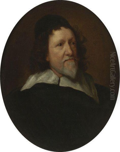 Portrait Of Inigo Jones Oil Painting by Sir Anthony Van Dyck