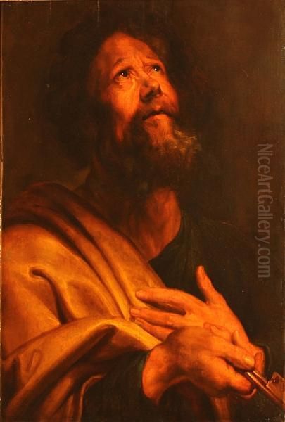 Saint Peter Oil Painting by Sir Anthony Van Dyck