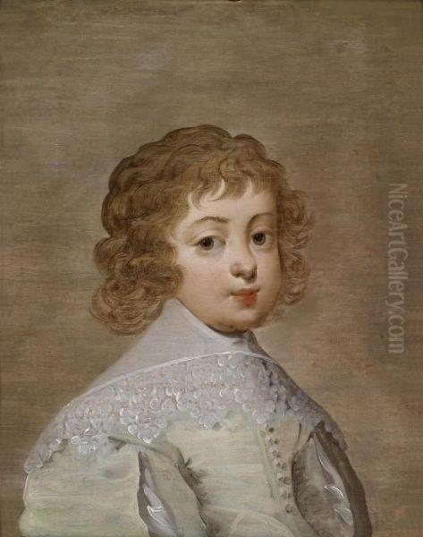 Portrait Of A Boy Oil Painting by Sir Anthony Van Dyck