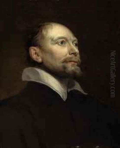 Portrait Of A Gentleman, Bust-length Oil Painting by Sir Anthony Van Dyck