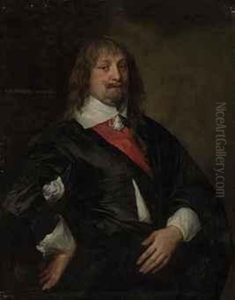 A Portrait Of Sir Robert Howard Oil Painting by Sir Anthony Van Dyck