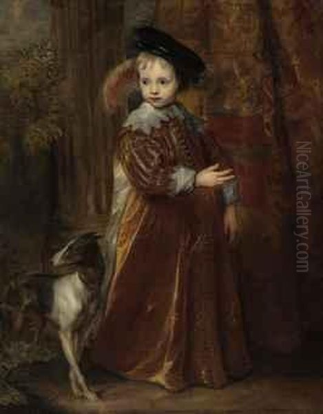 Portrait Of Prince William Ii Of Holland Oil Painting by Sir Anthony Van Dyck