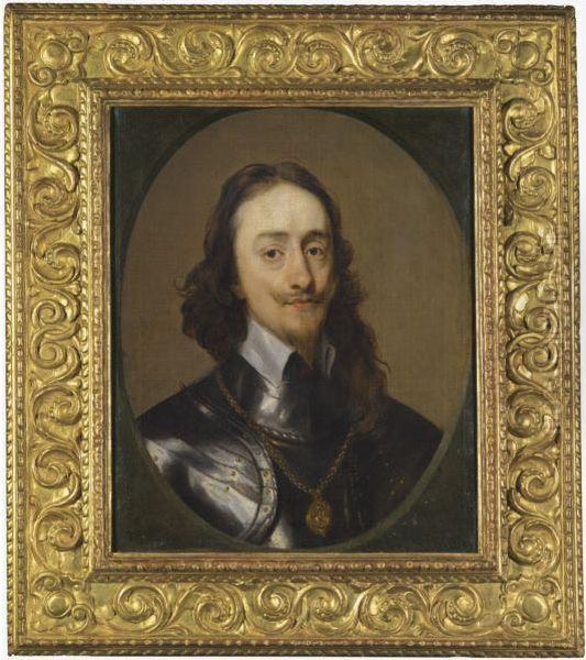 Portrait Of Charles I Oil Painting by Sir Anthony Van Dyck