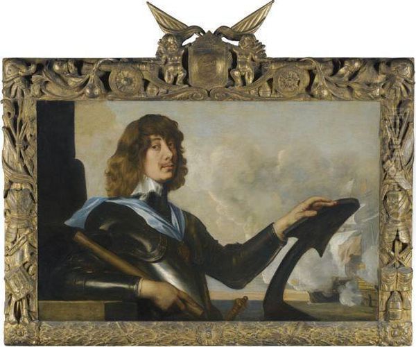 Portrait Of Algernon Percy, 10th Earl Of Northumberland(1602-1668) Oil Painting by Sir Anthony Van Dyck