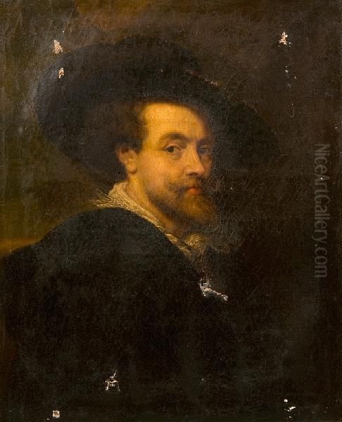 Self Portrait Oil Painting by Sir Anthony Van Dyck