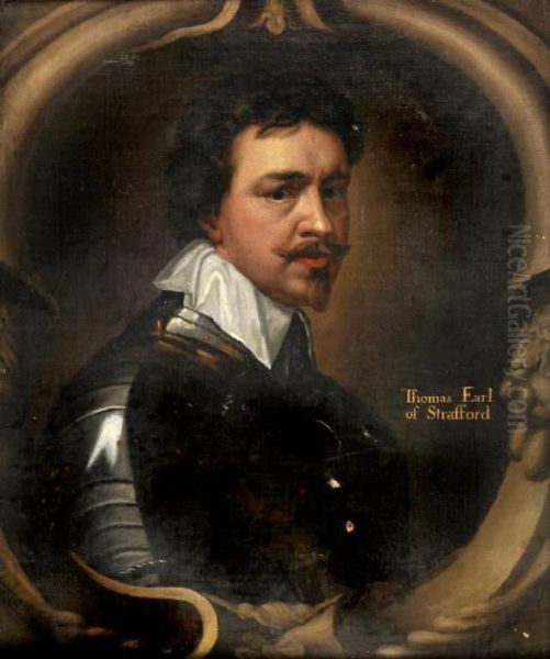 Portrait Of Thomas Wentworth Oil Painting by Sir Anthony Van Dyck