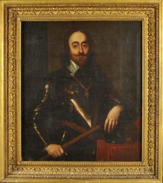 Portrait Of King Charles I Oil Painting by Sir Anthony Van Dyck