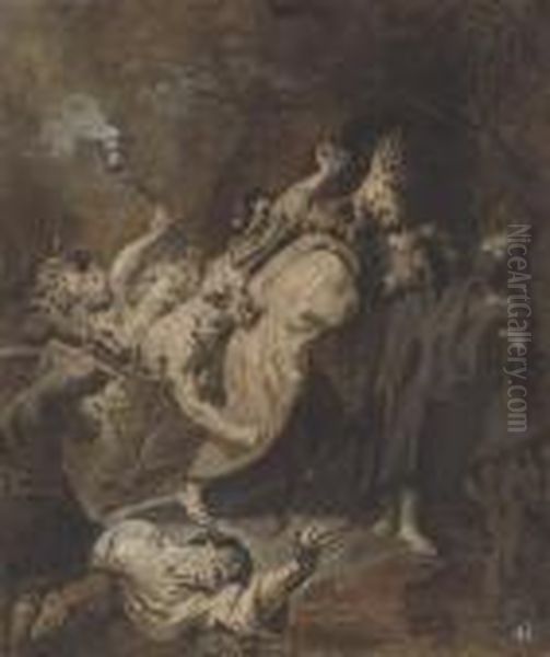 The Betrayal Of Christ Oil Painting by Sir Anthony Van Dyck