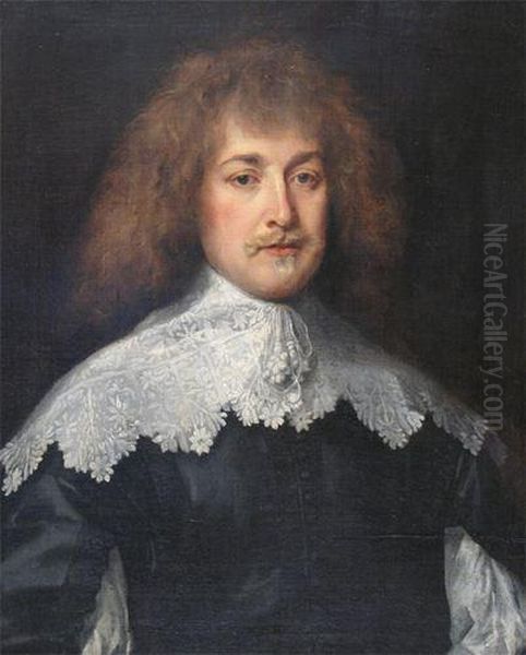 Portrait Of A Gentleman Oil Painting by Sir Anthony Van Dyck