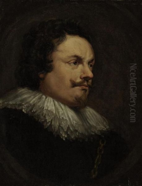 Portrait Of A Gentleman Oil Painting by Sir Anthony Van Dyck