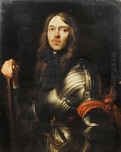 Portrait Of A Soldier Oil Painting by Sir Anthony Van Dyck