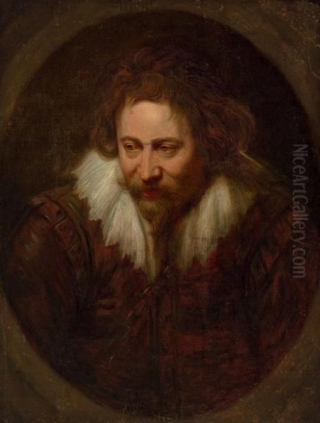 Portrait Of A Gentleman Oil Painting by Sir Anthony Van Dyck