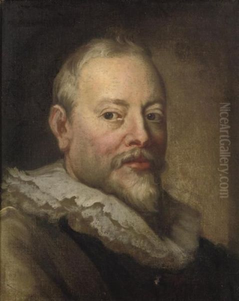 Portrait Of Theodore Galle Oil Painting by Sir Anthony Van Dyck