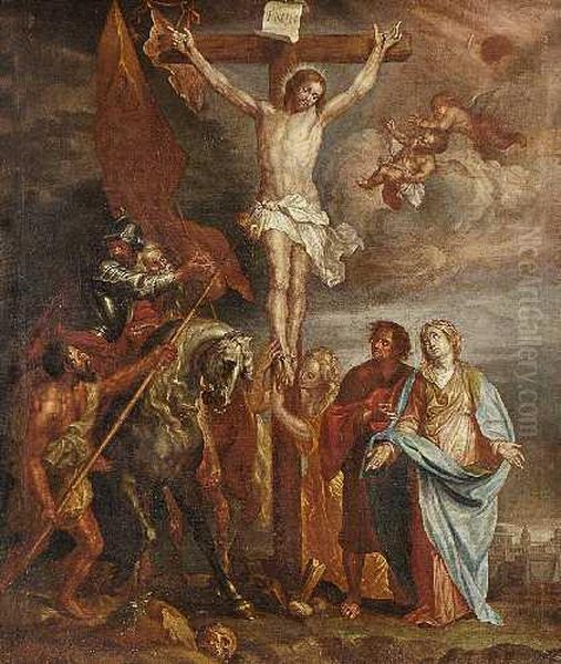 Kreuzigung Christi Oil Painting by Sir Anthony Van Dyck