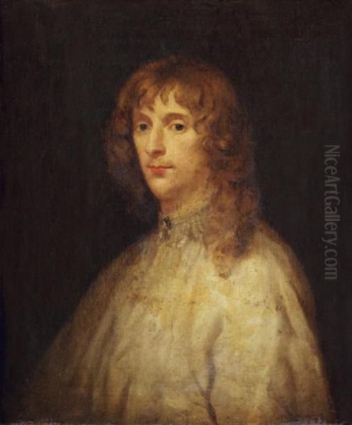 Portrait De James Stuart, Duc De Richmond Et Lenox Oil Painting by Sir Anthony Van Dyck