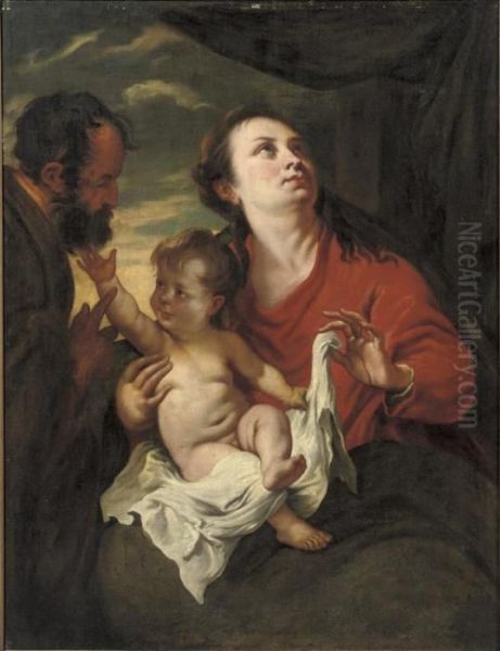 The Holy Family Oil Painting by Sir Anthony Van Dyck