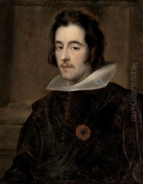 Portrait Of A Gentleman, Traditionally Identified As Antonio Di Zuniga Oil Painting by Sir Anthony Van Dyck