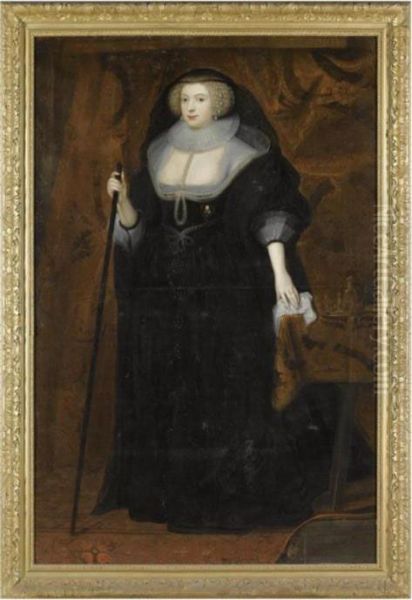 Portrait Of Frances Howard Oil Painting by Sir Anthony Van Dyck