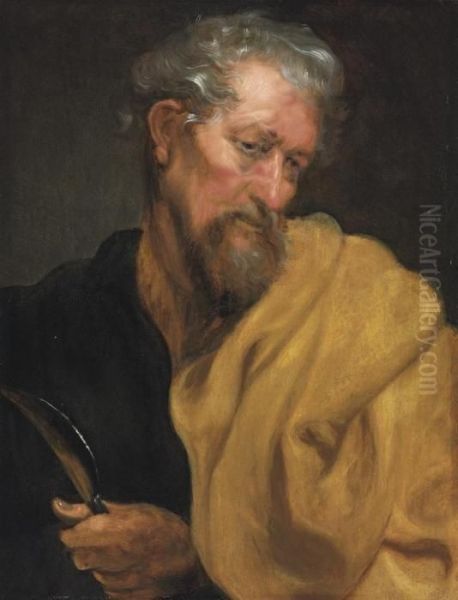 Saint Bartholomew Oil Painting by Sir Anthony Van Dyck