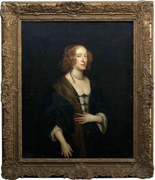 Frances, Herzogin Von Somerset (1599-1674). Oil Painting by Sir Anthony Van Dyck