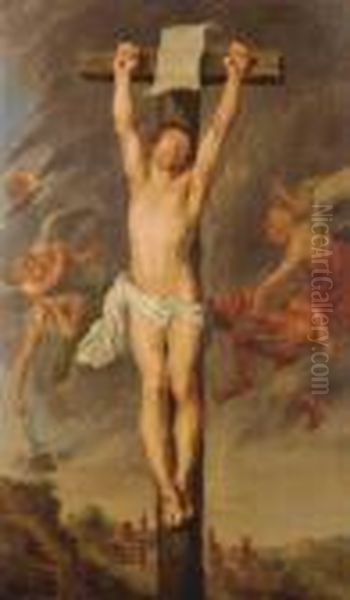 Le Christ En Croix Oil Painting by Sir Anthony Van Dyck