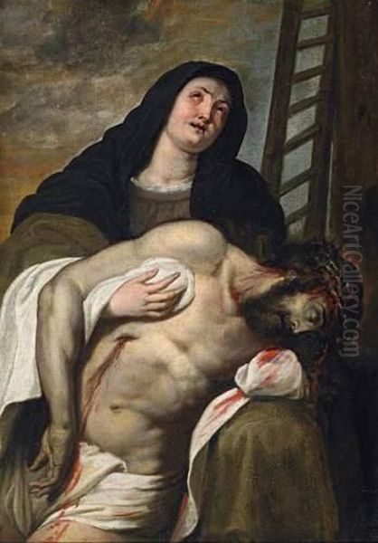 Lamentation Of Christ. Oil Painting by Sir Anthony Van Dyck