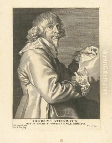 Henricus Steenwyck Oil Painting by Sir Anthony Van Dyck