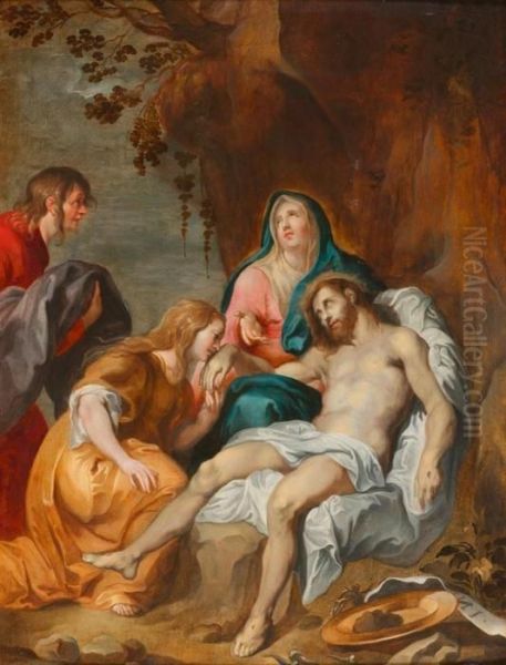 Beweinung Christi. Oil Painting by Sir Anthony Van Dyck