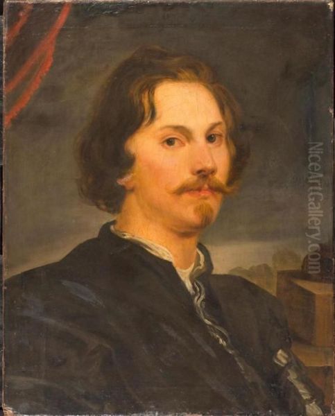 Portrait Eines Edelmannes. Oil Painting by Sir Anthony Van Dyck