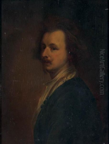 Self Portrait Oil Painting by Sir Anthony Van Dyck