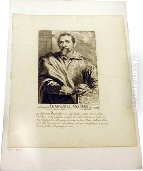 Portrait Des Malers Frans Snyders Oil Painting by Sir Anthony Van Dyck