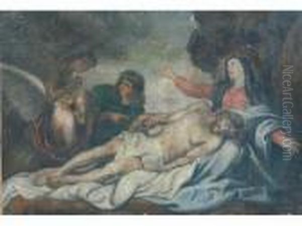 La Deploration Sur Le Christ Mort Oil Painting by Sir Anthony Van Dyck