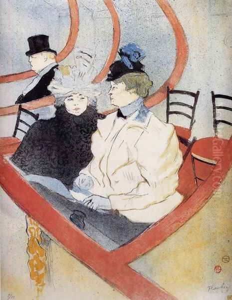 Box in the Grand Tier Oil Painting by Henri De Toulouse-Lautrec