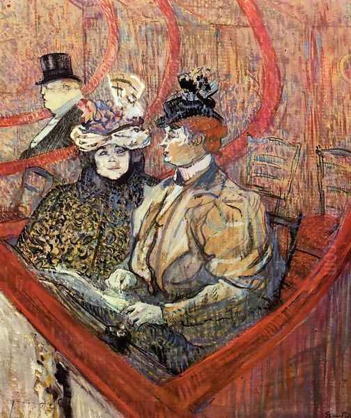 The Grand Tier Oil Painting by Henri De Toulouse-Lautrec