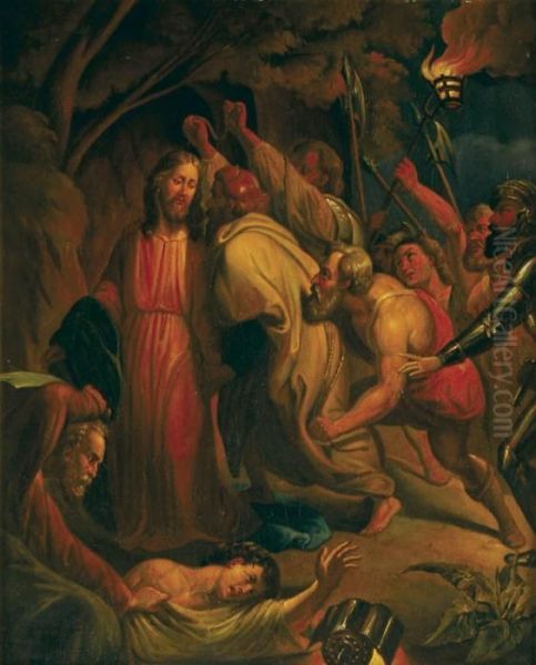 The Betrayal Of Christ Oil Painting by Sir Anthony Van Dyck