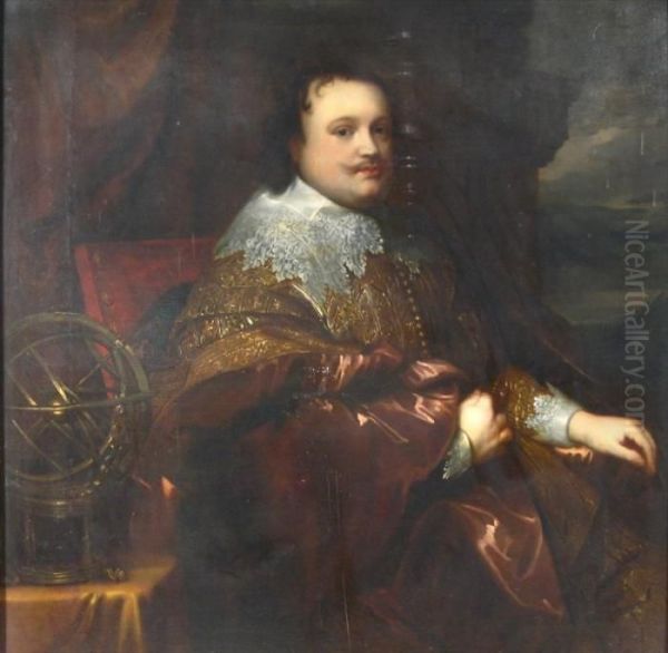 Portrait Of 'sir Kenelmdigby' Oil Painting by Sir Anthony Van Dyck