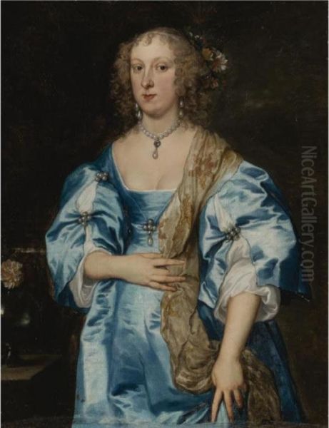 Portrait Of A Lady Oil Painting by Sir Anthony Van Dyck