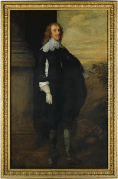 Portrait Of James Hay, 2nd Earl Of Carlisle (c.1612-1660) Oil Painting by Sir Anthony Van Dyck